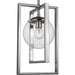 Progress P500283-009 Atwell Collection One-Light Brushed Nickel Clear Glass Luxe Pendant Light Main Image.jpg