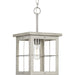 Progress P500317-009 Hedgerow Collection One-Light Brushed Nickel and Grey Washed Oak Farmhouse Style Hanging Mini-Pendant Light Main Image.jpg