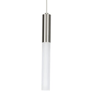 Progress P500321-009-30 Kylo LED Collection One-Light Brushed Nickel Modern Style Hanging Pendant Light Main Image.jpg