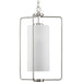 Progress P500333-009 Merry Collection One-Light Brushed Nickel and Etched Glass Transitional Style Foyer Pendant Light Main Image.jpg