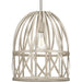 Progress P500343-185 Chastain Collection  One-Light Bleached Oak Basket Farmhouse Pendant Light Main Image.jpg