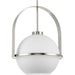 Progress P500359-009 Delayne Collection One-Light Mid-Century Modern Brushed Nickel Etched Opal Glass Pendant Light Main Image.jpg