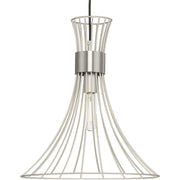 Progress P500365-186 Lorin Collection One-Light Mid-Century Modern Metal Pendant Light Main Image.jpg