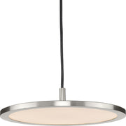 Progress P500366-009-30 Everlume LED Collection Modern Brushed Nickel Pendant Main Image.jpg