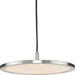 Progress P500366-009-30 Everlume LED Collection Modern Brushed Nickel Pendant Main Image.jpg