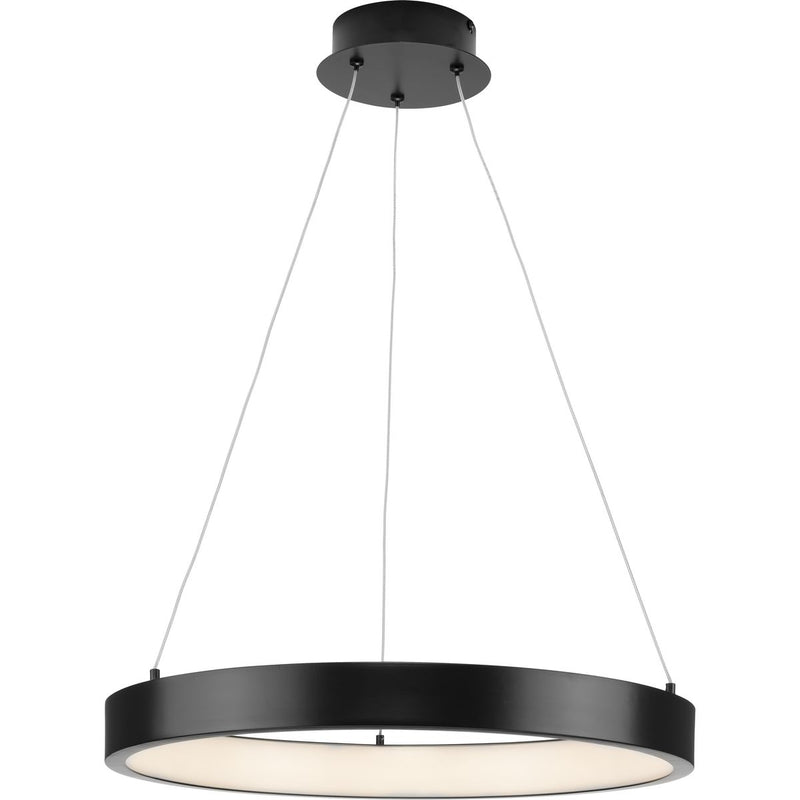 Progress P500369-31M-30 Inverse LED Collection  Modern Matte Black Pendant Main Image.jpg