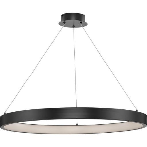 Progress P500370-31M-30 Inverse LED Collection  Modern Matte Black Pendant Main Image.jpg