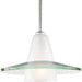 Progress P5011-09 Modern Pendant  One-Light Brushed Nickel Clear and Etched Glass Mini-Pendant Light Main Image.jpg