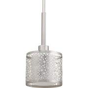 Progress P5038-09 Mingle Collection One-Light Brushed Nickel Etched Parchment Glass Global Mini-Pendant Light Main Image.jpg