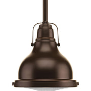 Progress P5050-108 Fresnel Lens Collection One-Light Oil Rubbed Bronze Clear Fresnel Glass Coastal Mini-Pendant Light Main Image.jpg