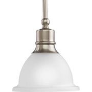Progress P5078-09 Madison Collection One-Light Brushed Nickel Etched Glass Traditional Mini-Pendant Light Main Image.jpg