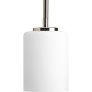 Progress P5170-104 Replay Collection One-Light Polished Nickel Etched White Glass Modern Mini-Pendant Light Main Image.jpg