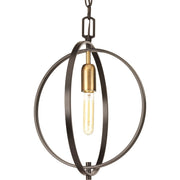 Progress P5180-20 Swing Collection One-Light Antique Bronze Global Mini-Pendant Light Main Image.jpg