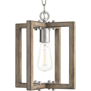 Progress P5317-141 Turnbury Collection One-Light Galvanized Finish Coastal Mini-Pendant Light Main Image.jpg