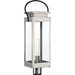 Progress P540046-135 Union Square Collection One-Light Stainless Steel and Clear Glass Outdoor Post Lantern Main Image.jpg