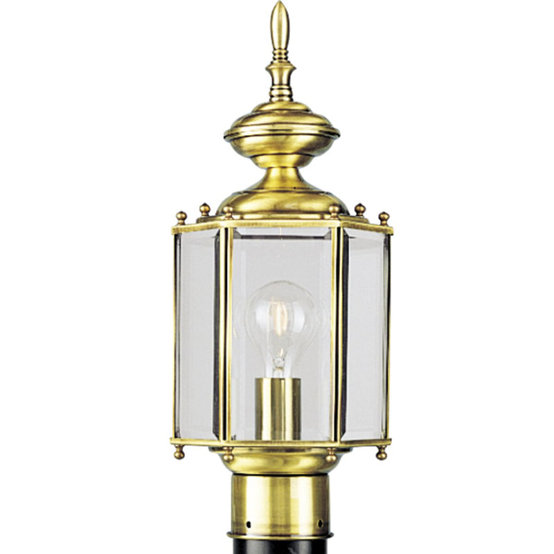 Progress P5430-10 BrassGUARD Collection One-Light Post Lantern Main Image.jpg