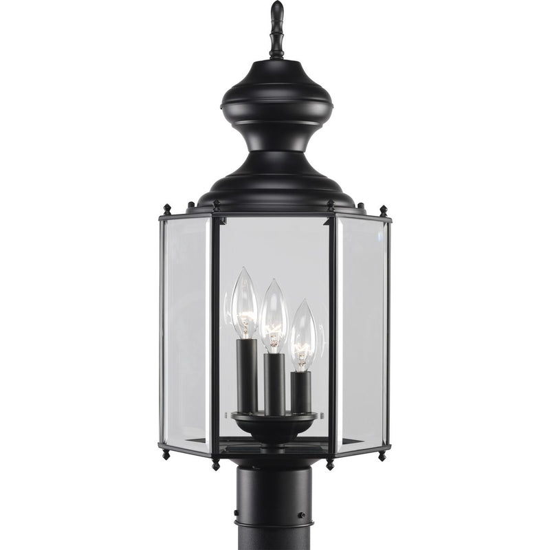 Progress P5432-31 BrassGUARD Collection Three-Light Post Lantern Main Image.jpg