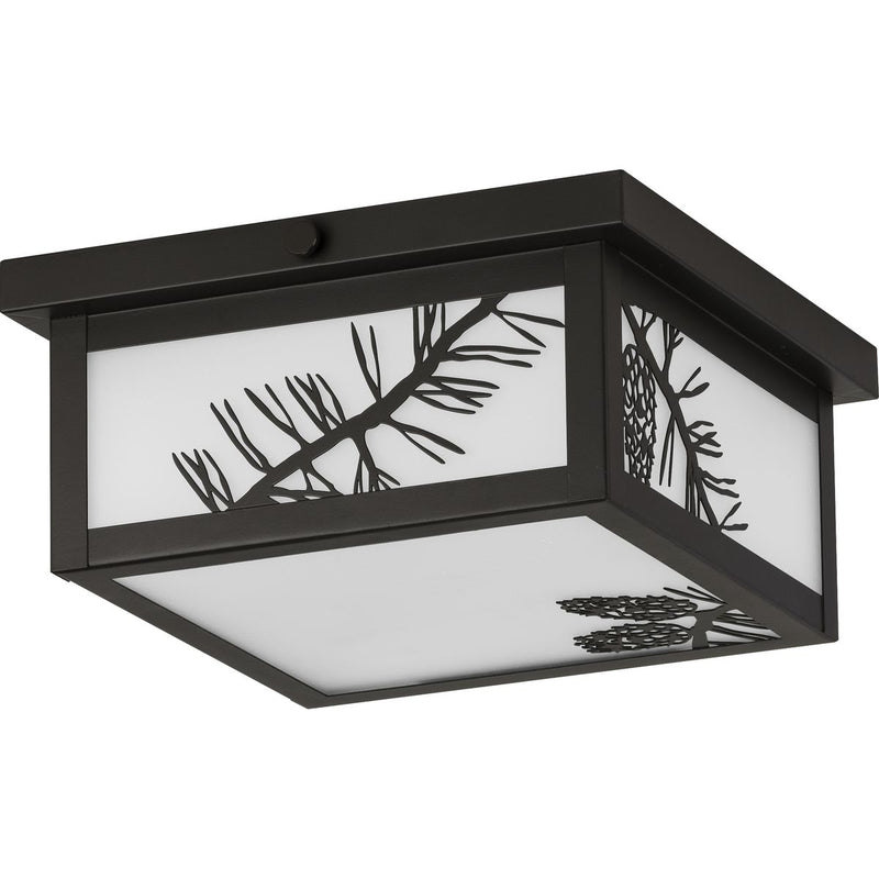 Progress P550059-020 Torrey Collection Antique Bronze Two-Light Outdoor Flush Mount Main Image.jpg