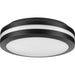 Progress P550112-031-30 Hard Nox Collection Black 12" Die Cast Round Flush Mount Light Main Image.jpg