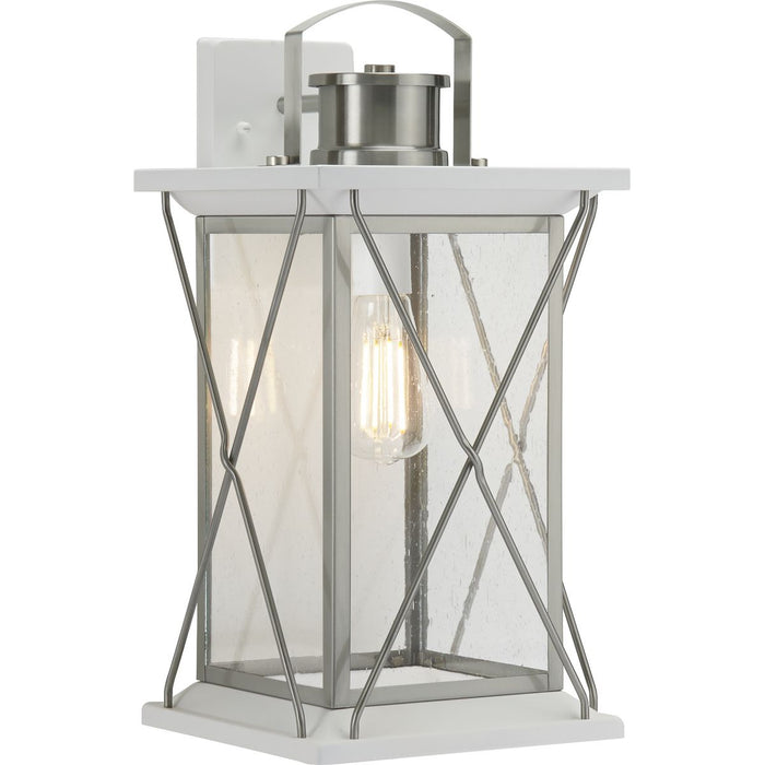 Progress P560158-135 Barlowe Collection Stainless Steel One-Light Large Wall Lantern Main Image.jpg