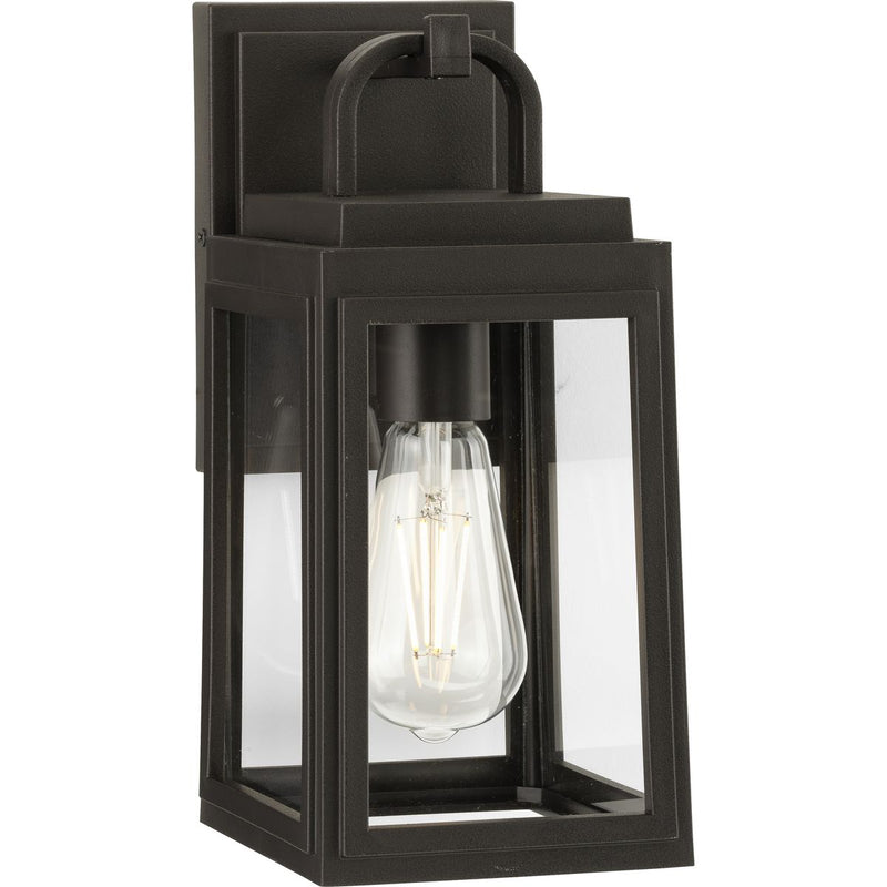 Progress P560174-020 Grandbury Collection One-Light Transitional Antique Bronze Clear Glass Outdoor Wall Lantern Main Image.jpg