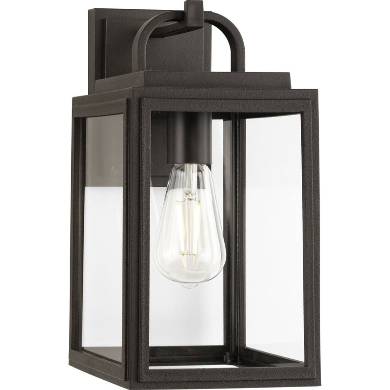 Progress P560175-020 Grandbury Collection One-Light Transitional Antique Bronze Clear Glass Outdoor Wall Lantern Main Image.jpg
