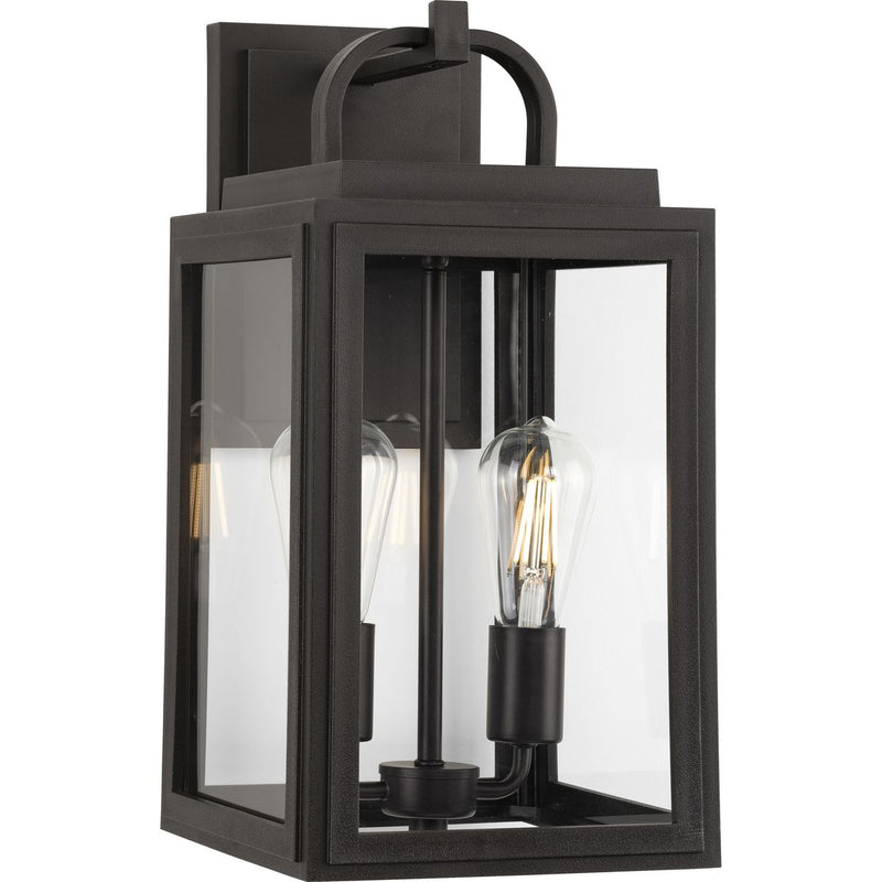 Progress P560176-020 Grandbury Collection Two-Light Transitional Antique Bronze Clear Glass Outdoor Wall Lantern Main Image.jpg