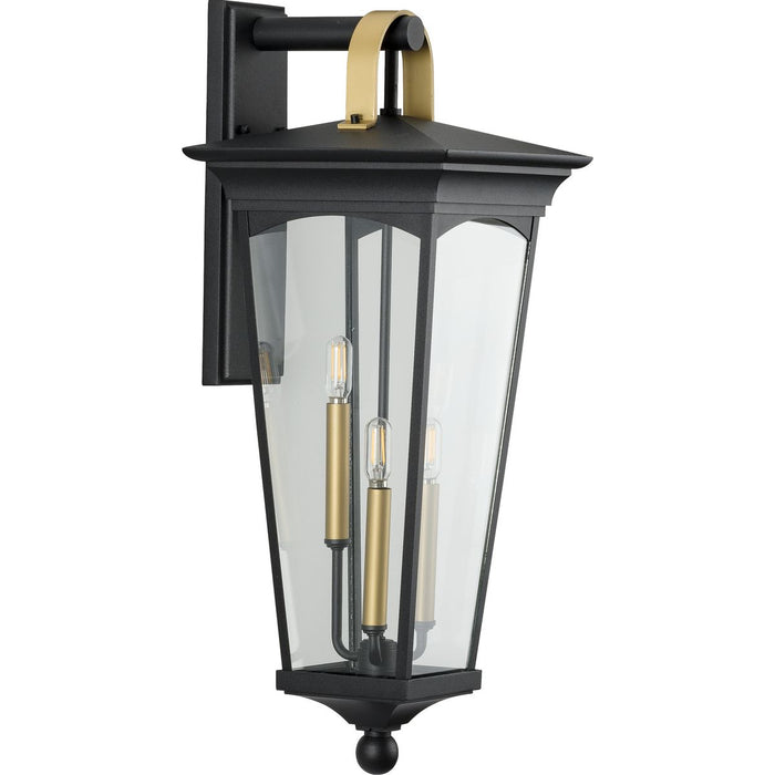 Progress P560184-031 Chatsworth Collection Black Three-Light Large Wall Lantern Main Image.jpg