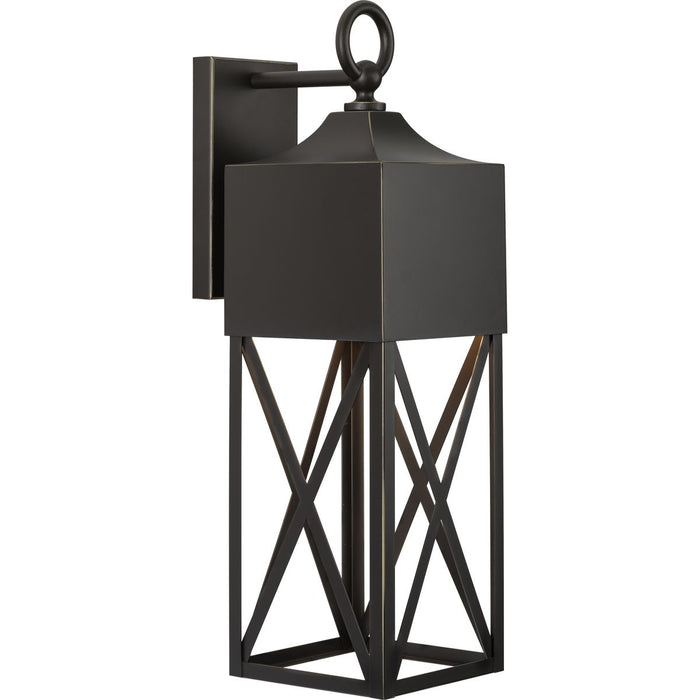 Progress P560317-020 Birkdale Collection One-Light Modern Farmhouse Antique Bronze  Outdoor Wall Lantern Main Image.jpg