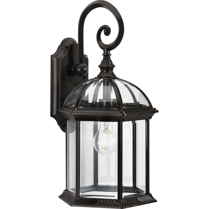 Progress P560323-020 Dillard Collection One-Light Traditional Antique Bronze Clear Glass Outdoor Wall Lantern Main Image.jpg