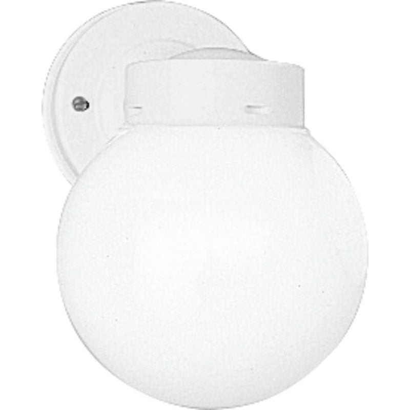 Progress P5604-30 One-Light 6" Glass Globe Outdoor Wall Lantern Main Image.jpg