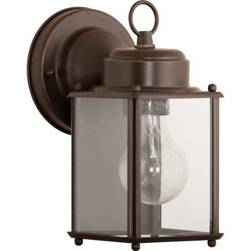 Progress P5607-20 Flat Glass Lantern One-Light Wall Lantern Main Image.jpg