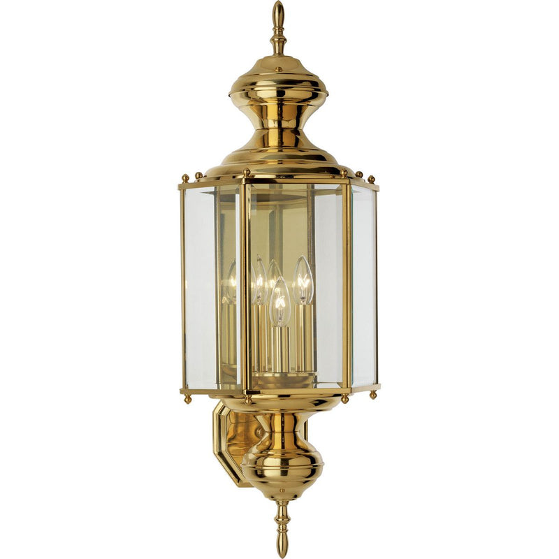 Progress P5730-10 BrassGUARD Collection Three-Light Wall Lantern Main Image.jpg