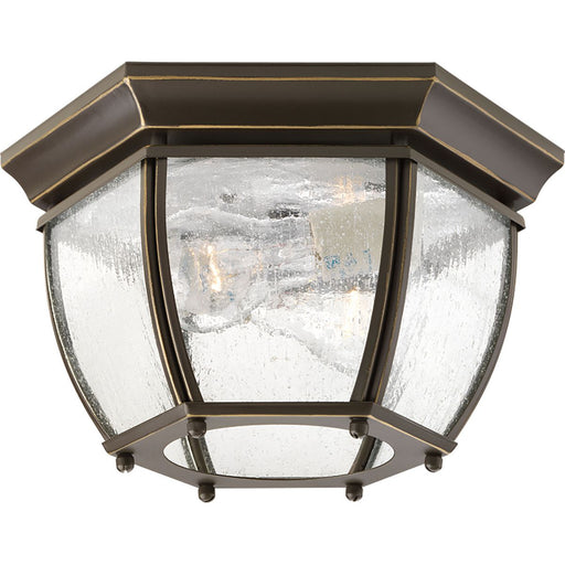 Progress P6019-20 Roman Coach Collection Two-Light 11" Flush Mount Main Image.jpg