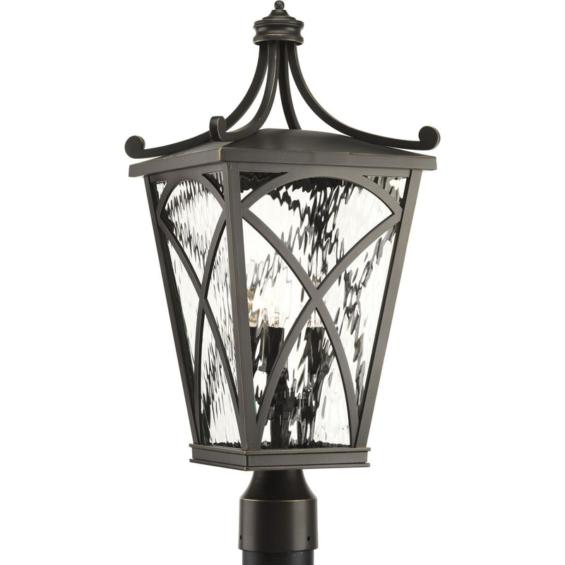 Progress P6442-108 Cadence Collection Three-Light Post Lantern Main Image.jpg