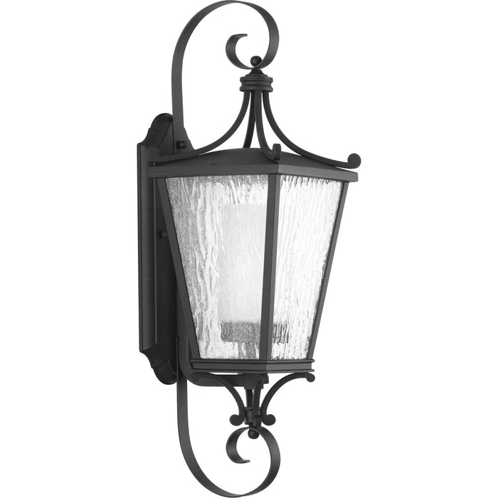 Progress P6627-31MD Cadence Collection Black One-Light Medium Wall Lantern Main Image.jpg