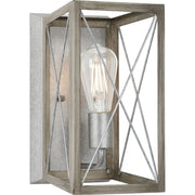 Progress P710012-141 Briarwood Collection One-Light Bleached Oak Wood/Galvinized Farmhouse Wall Sconce Light Main Image.jpg