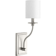 Progress P710018-009 Bonita Collection Brushed Nickel One-Light Wall Sconce Main Image.jpg