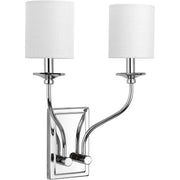 Progress P710019-015 Bonita Collection Polished Chrome Two-Light Wall Sconce Main Image.jpg