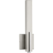 Progress P710051-009-30 Planck LED Collection One-Light LED Wall Sconce, Brushed Nickel Finish Main Image.jpg