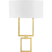 Progress P710054-109-30 LED Shaded Sconce Collection Brushed Bronze One-Light Square Wall Sconce Main Image.jpg