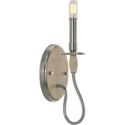 Progress P710074-009 Durrell Collection One-Light Brushed Nickel Wall Bracket Main Image.jpg