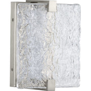 Progress P710080-009-30 LED Stone Glass Sconce Collection Brushed Nickel ADA Wall Sconce Main Image.jpg