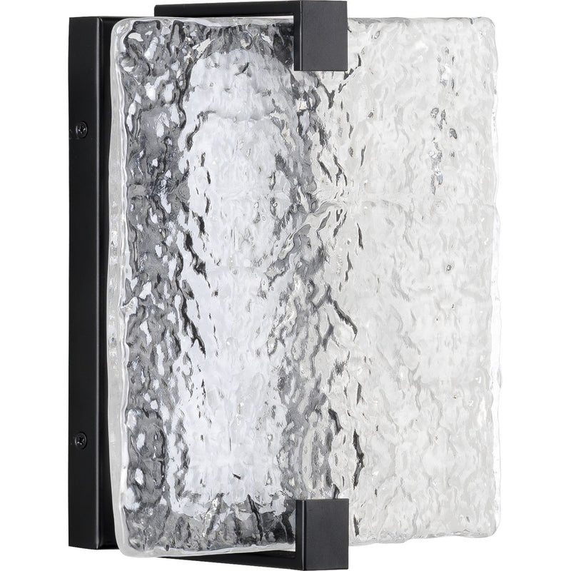 Progress P710080-031-30 LED Stone Glass Sconce Collection Black ADA Wall Sconce Main Image.jpg
