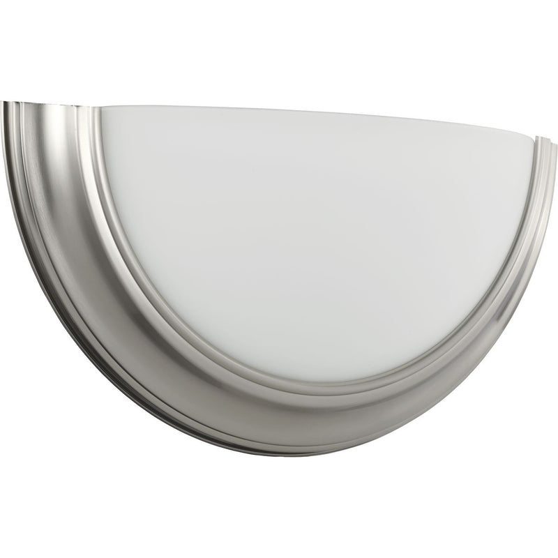 Progress P710090-009-30 Eclipse LED Collection Brushed Nickel One-Light LED Wall Sconce Main Image.jpg