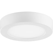 Progress P810024-030-30 Everlume Collection White 5" Edgelit Round Flush Mount Main Image.jpg