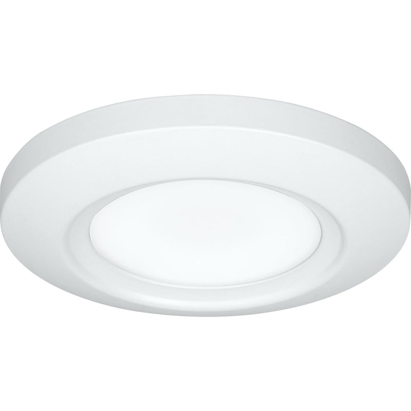 Progress P810027-028-30 5-1/2" Emblem Collection Surface Mount LED in White Main Image.jpg