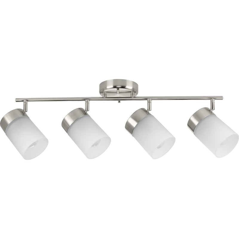Progress P900012-009 Ridgecrest Collection Brushed Nickel Four-Head Multi-Directional Track Main Image.jpg