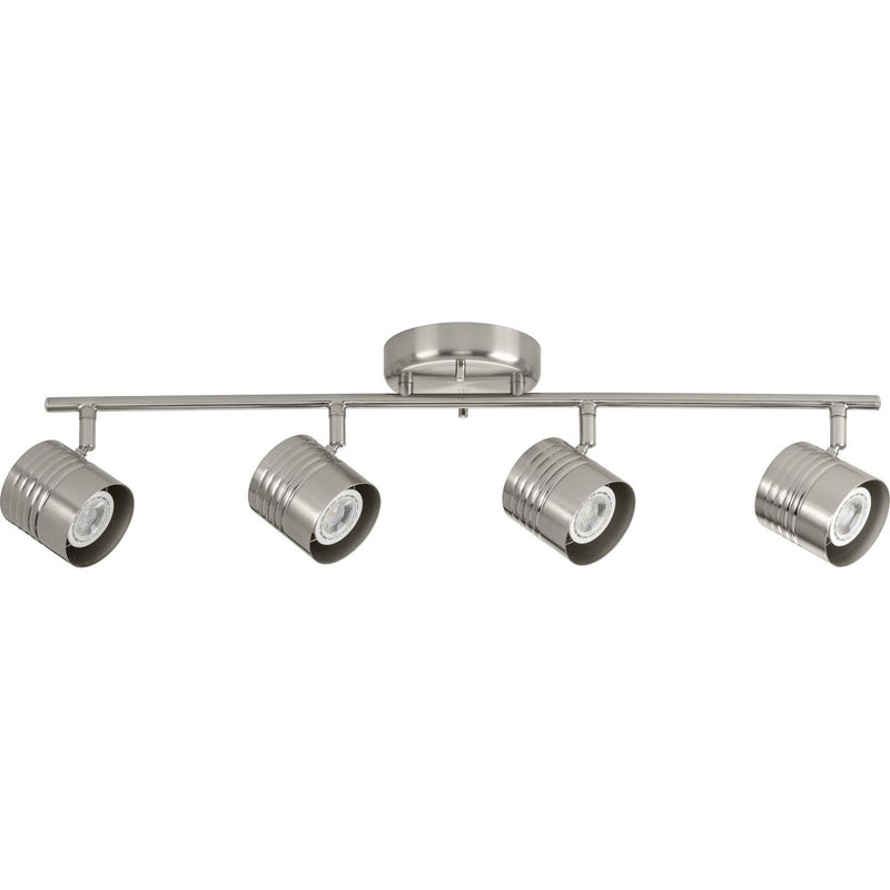 Progress P900014-009 Kitson Collection Brushed Nickel Four-Head Multi-Directional Track Main Image.jpg