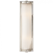 Dresser Long Glass Rod Light in Polished Nickel with Frosted Glass Liner Main Image.jpg